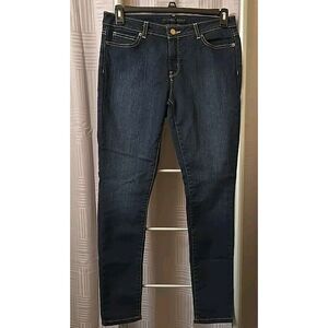 Michael Kors Jeans Womens Dark Blue Size 8 Mid Rise Stretch Cotton‎ Blend